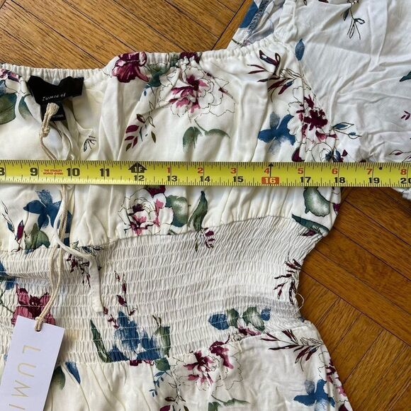 Urban Outfitters Lumiere Boho Floral Mini Dress Size Large NWT - Picture 10 of 13